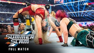 FULL MATCH: Asuka vs. Bianca Belair vs. Charlotte Flair — WWE Women’s Title Match: SummerSlam 2023