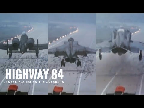 Practice landing on Germany's autobahn during the Cold War