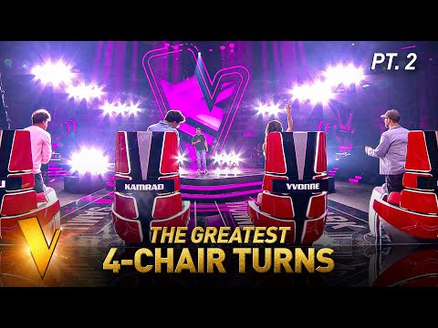 2024’s Greatest 4-CHAIR TURNS on The Voice | Mega Compilation | Pt. 2