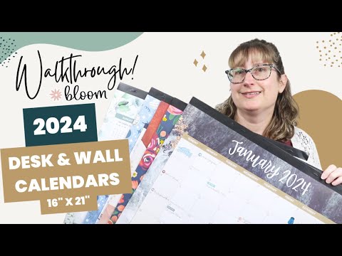 2024 Desk & Wall Calendars - bloom Daily Planners