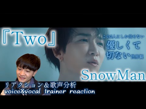 【リアクション】【歌声分析】SnowMan『Two』MusicVideo-ShotaWatanabe/RenMeguro 2人だけの切なくて優しい世界観にどっぷり浸る。