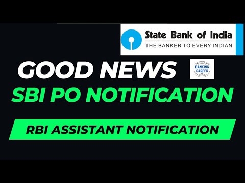 About RBI Assistant & SBI PO Notifications II #SBI#RBI