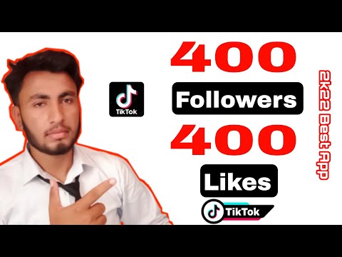 Get free 400+ Followers and likes on tiktok 2022. free tiktok followers. free tiktok likes.