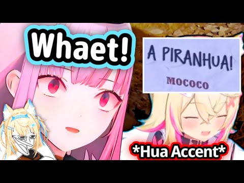 Mococo Uses Her Accent Even When Writing Words【Hololive EN】