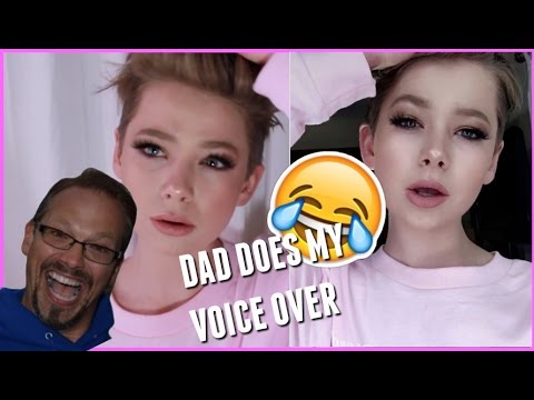 DAD DOES MY VOICEOVER (FUNNY AF)