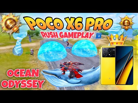 Poco x6 pro 🔥 rush gameplay ocean odyssey mood🔥