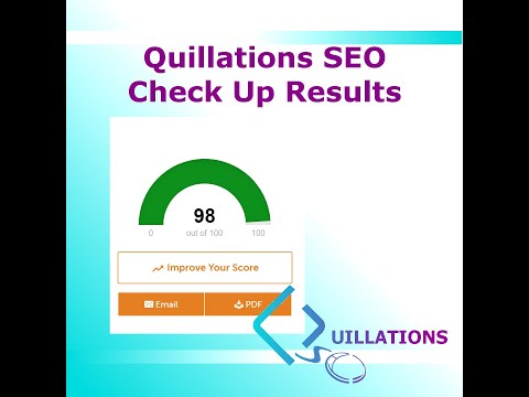 Quillations Own SEO Website Check