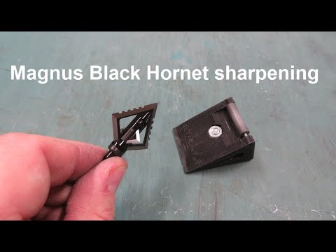 Magnus black hornet ser razor sharpening and sharpness testing