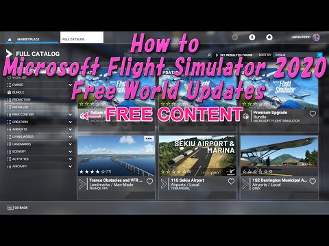 How to Microsoft Flight Simulator Free World Updates