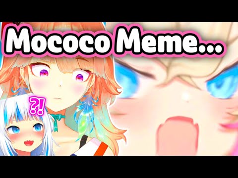 Kiara Doing Foreigners Meme on Myth's Face like Mococo Meme【Hololive EN】