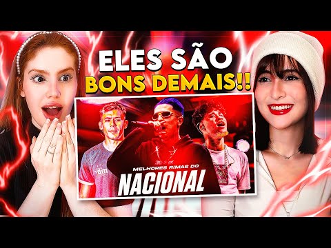 REACT MELHORES RIMAS do NACIONAL 2024 (Batalha de Rimas) | CR Reacts