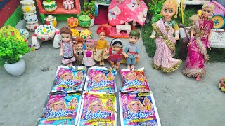 Barbie Doll All Day Routine In Indian Village/Radha Ki Kahani Part -490/Barbie Doll Bedtime Story||