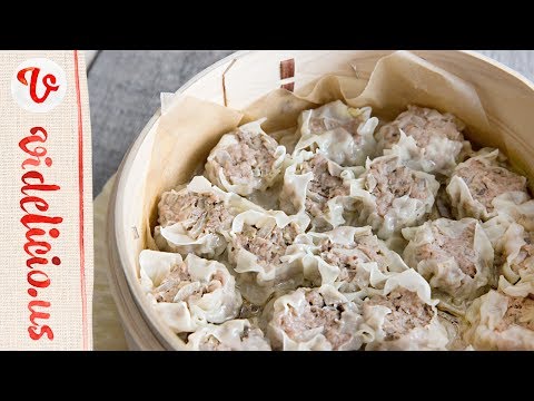 食べたことない！！ちょっと洋風な新しい焼売、ブルーチーズ入り焼売｜How to make Blue cheese Shumai