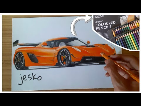 Drawing Koenigsegg Jesko | Drawing | #drawing #cars