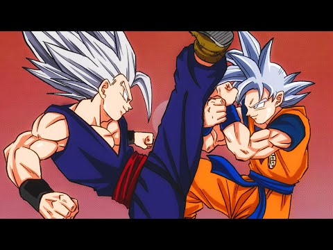 THE GOD SAIYANS FIGHT! Goku vs Gohan Final Forms!