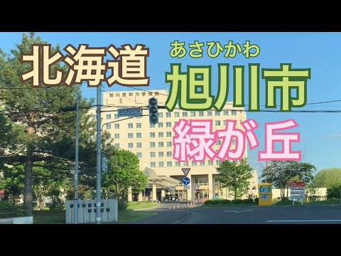 【旭川市】北海道旭川緑が丘　（ロマンティック街道）忠和から神居、環状線、裏参道を通り神楽岡　旭川医科大学病院までの道のり　ツルハドラッグがいっぱい