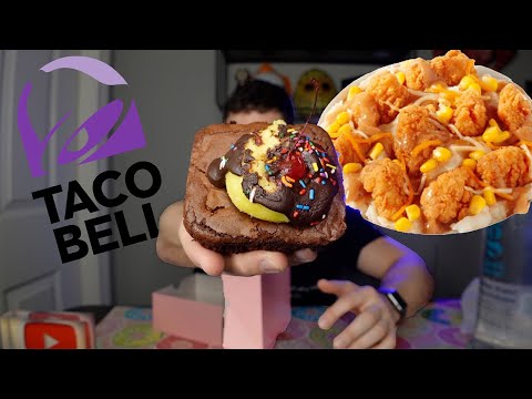 Crumbl Cookies, Taco Bell, Fall Dessert Bowl & More Mukbang Cheat Day! 🤤