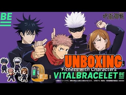 Vital Bracelet BE MEMORY JuJutsu Kaisen Unboxing and Startup