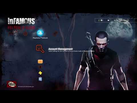 inFAMOUS: Festival of Blood Theme | PlayStation 3 Display