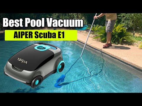 AIPER Scuba E1 - Best Pool Vacuum | AIPER Cordless Robotic Pool Cleaner