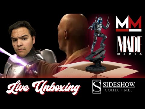 Sideshow Jango Fett Premium Format | Statue Live Unboxing