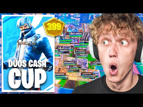 I Competed Against CLIX In A $10,000 Tournament! (Duos Cash Cup)