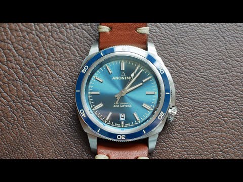 Anonimo Nautilo Vintage Sunray blue dial