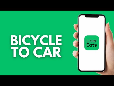 How to Change Uber Eats Bicycle to Car - Step by Step