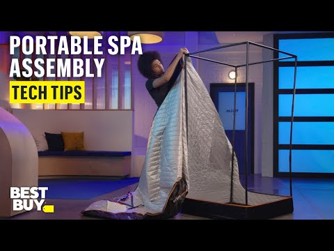 How to Assemble the Sharper Image Steamer Sauna Portable Spa – Tech Tips from Best Buy