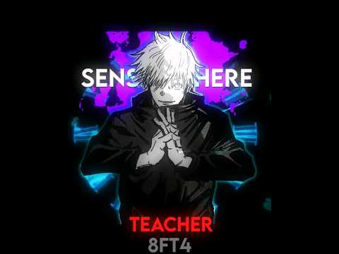 Teacher vs Students🔥⚠️💀| Jujutsu kaisen manga edit