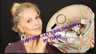 October EMPTIES | skincare | Makeup |Tammy's Ageless Beauty