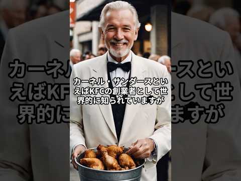 【偉人解説】カーネル・サンダースがKFCを創業したのは定年を迎えてからだった？その驚くべきエピソードとは？