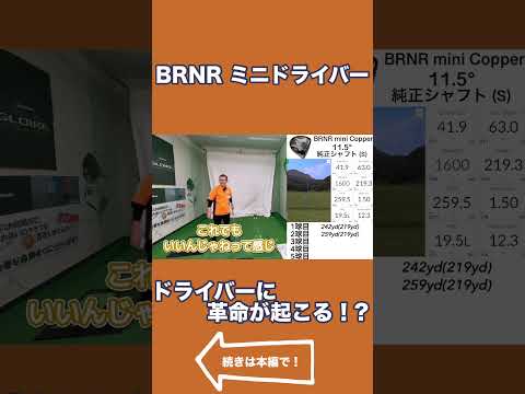 【絶賛】テーラーメイド ミニドライバーの距離を検証！海外プロもセッティングに入れる理由が分かった！？ #テーラーメイド #ミニドライバー #ゴルフ #ゴルフスイング #ドライバー #ゴルフスイング