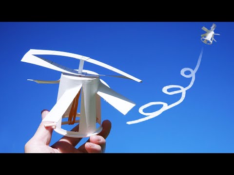 【DIY】How to make a paper cup helicopter