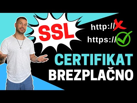 Kako namestiti SSL certifikat brezplačno 2022