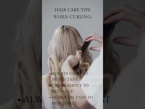 How to curl hair #kazanibeauty #hairtutorial #hairstyle #beauty