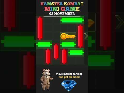 Hamster Kombat New Season Mini Game Solution 08 November 2024