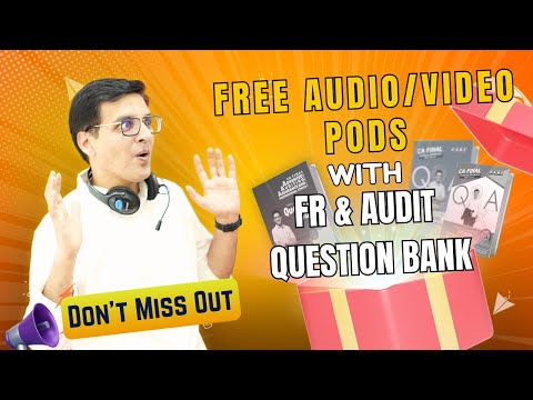 FR & Audit 🔥🔥🔥 Talking Question Bank with FREE 🎁 Solutions to Every Question