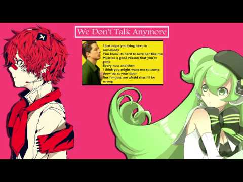 【Fukase Feat. Macne Nana】We Don't Talk Anymore【VocaloidCover】