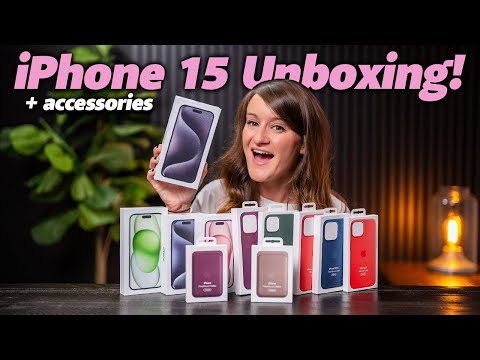 Unboxing Every iPhone 15! (and accessories)