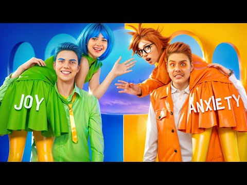 INSIDE OUT 2! JOY vs ANXIETY vs Envy vs Embarrassment and Ennui! Funny Moments by Oki Toki