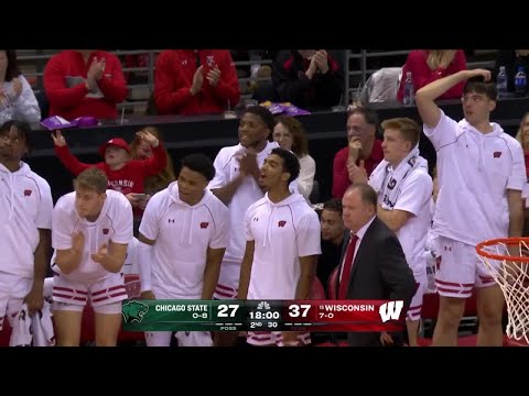 Highlights vs Chicago State || Wisconsin Basketball || November 30, 2024