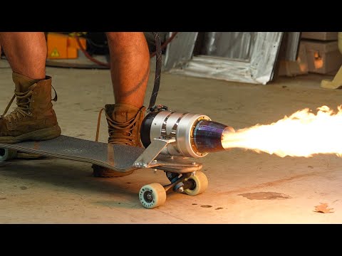 I Built A Jet Powered Skateboard