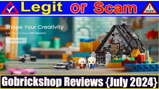 Gobrickshop Reviews (July 2024) Is It Legit Or Scam? Watch Video!