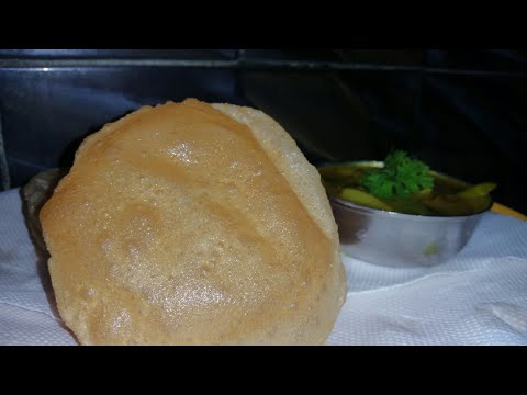 #shorts|puffy poori at home in easy way without yeast,baking soda,eno and baking powder