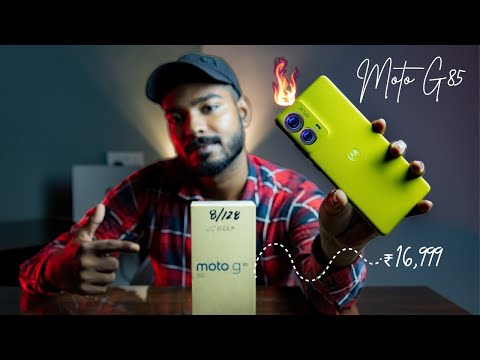 Moto G85 5G unboxing and review -The Best smartphone under 20000/ first look  ⚡️3D curved ,50 mp cam