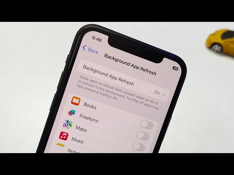 I Phone Background App Refresh On or Off | I Phone 14 Background App Refresh Setting Hindi-हिन्दी