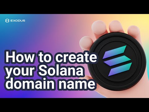 How to create your Solana domain name .sol domain address with Bonfida