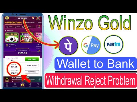 Winzo App Payment Proof !! Best Earning App With Instant Withdrawal | Earn Money App Payment Proof