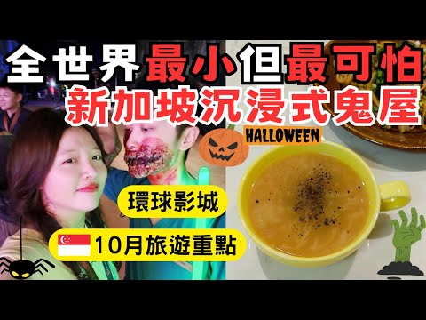 [SUB] 🇸🇬VLOG87:Taiwanese Living in Singapore. Universal Studios Singapore Halloween. Souvenirs ideas